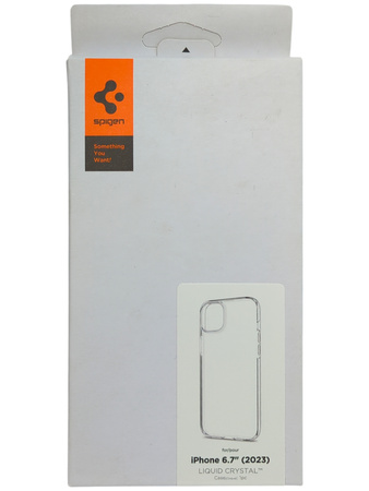 Etui do iPhone 15 Plus SPIGEN LIQUID AIR transparentne