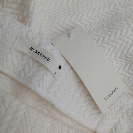 SPÓDNICA SPÓDNICZKA MINI RESERVED ROZMIAR M KREMOWA