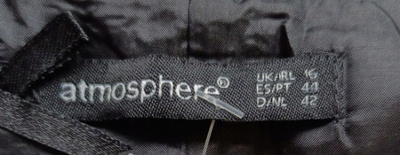 SUKIENKA CZARNA ATMOSPHERE ROZMIAR 42