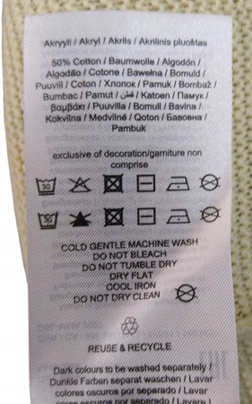 SWETER DAMSKI ONLY ROZMIAR L ŻÓŁTY