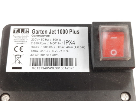 Pompa ogrodowa Garten Jet 1000 Plus T.I.P.