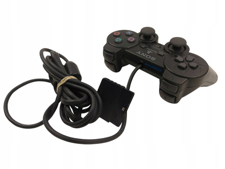 Kontroler Sony PlayStation 2 SCPH-10010 DualShock 2 Czarny analogowy