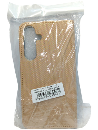 Etui z klapką Smart Case Book do Samsung Galaxy S24 Plus złote