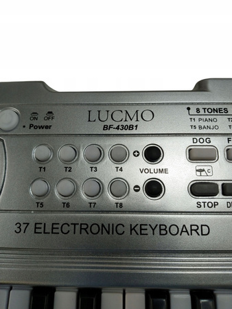 LUCMO BF-430B1 Pianino elektroniczne 37-klawiszowe z mikrofonem