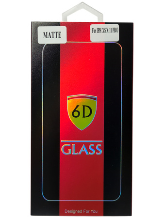 Szkło hartowane 6D Glass do iPhone XS/X/11 Pro