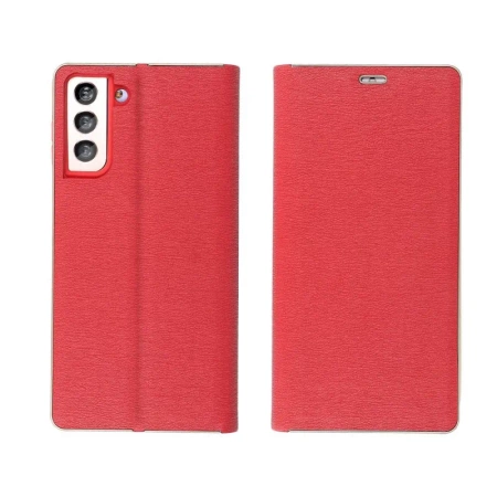 Etui LUNA Book do iPhone 15 Pro Max Czerwone