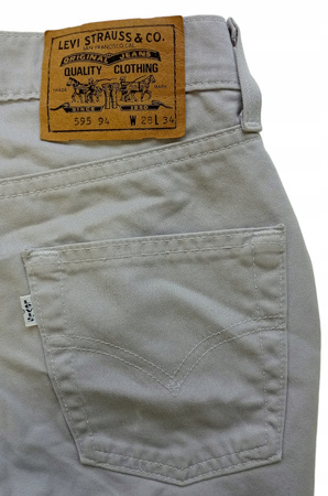 SPODNIE DAMSKIE JEANS | SZARE | ROZMIAR 34 | LEVI'S