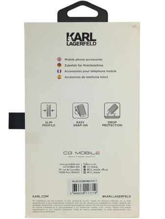 Oryginalne etui Plecki do Samsung Galaxy s23+ CASE KARL LAGERFELD biały