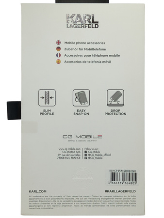 Plecki Karl Lagerfeld Karl & Choupette do Apple iPhone 15 Plus czarny