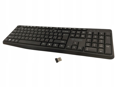Cicha Klawiatura Bezprzewodowa Yenkee YKB 2020CS QWERTZ