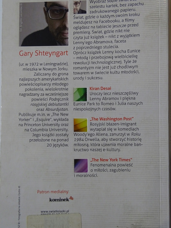Supersmutna i prawdziwa historia miłosna Gary Shteyngart