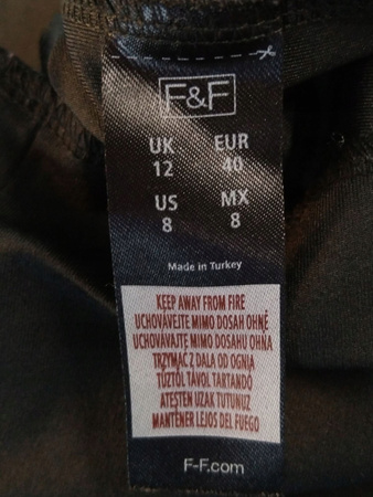 SUKIENKA F&F ROZMIAR 40 KOLOROWA