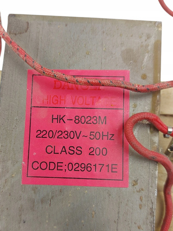 TRANSFORMATOR 0296171E HK-8023M OVEN