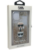 Plecki Etui Karl Lagerfeld Liquid Glitter 2 Heads - Etui iPhone 11 (złoty)