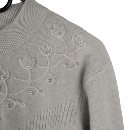 SWETER DAMSKI FASHION ROZMIAR XXL/XXXL SZARY