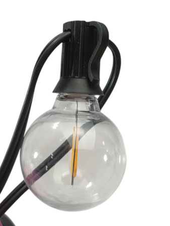 GIRLANDA GLUROO ZEWNĘTRZNY ŁAŃCUCH ŚWIETLNY LED 45M IP45 G40