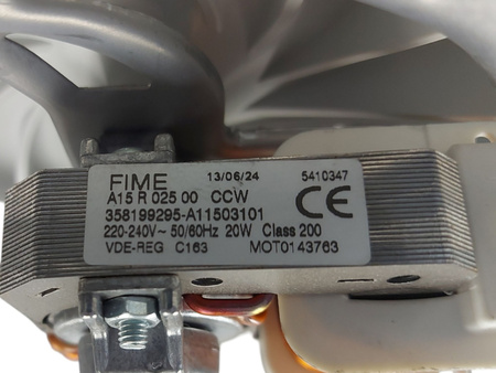SILNIK UKŁADU WENTYLACJI DO PIEKARNIKA ELECTROLUX EOC8H31Z