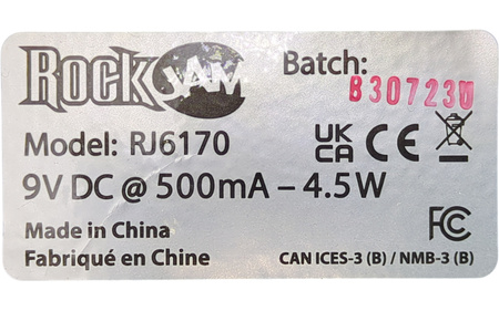 Keyboard RockJam RJ6170 61 klawiszy Czerwony