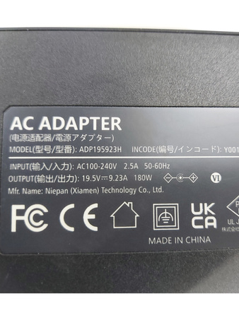 Zasilacz 19,5V 9,23A 180W ADP195923H 7,4mm