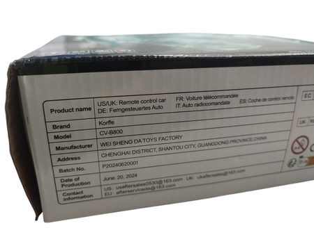 Samochód zdalnie sterowany Amfibia Korffe CV-B800