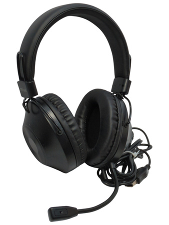 Słuchawki nauszne przewodowe z mikrofonem Trust OZO USB Headset