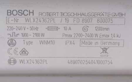Pralka Bosch Maxx 5 Speed Edition WLX24362PL 4,5 kg 1200 obr/min