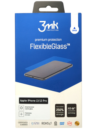 Szkło hybrydowe 3MK FlexibleGlass do Apple iPhone 13 / 13 Pro 6,1"