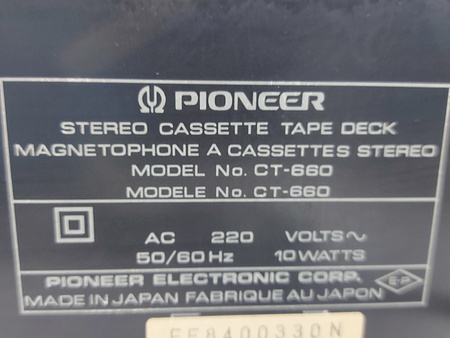 Magnetofon Pioneer CT-660