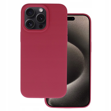 Etui plecki Silicone Lite Case do Iphone 14 Pro Max bordowy