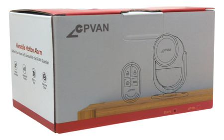 Czujnik ruchu CPVAN CP2 Pro 125dB alarm PIR 8m pilot