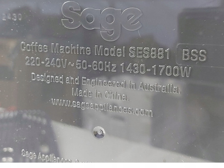 Ekspres kolbowy Sage The Barista Touch Impress SES881BSS