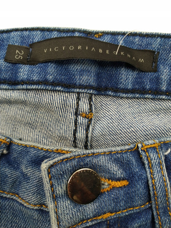 Spodnie damskie jeans VICTORIA BECKHAM Roz. 25 Niebieskie
