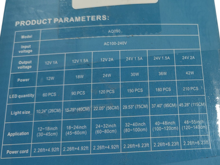 Oświetlenie do akwarium LED AQQA 24/7