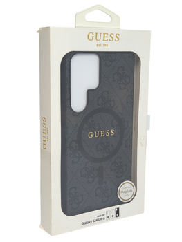 Oryginalne etui Plecki do Samsung Galaxy s24 Ultra Guess MagSafe czarny