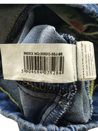 Spodnie dziecięce jeans SINSAY Rozmiar 98 NIEBIESKIE