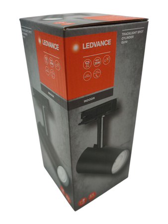 Reflektor Szynowy LEDvance Tracklight Spot Cylinder GU10 Czarny