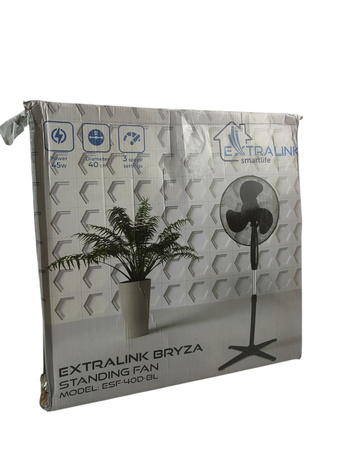 Wentylator podłogowy Extralink Bryza ESF-40D-BL Czarny