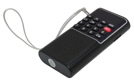 Mini radio Prunus J-328 FM AUX SD/TF dyktafon akumulator