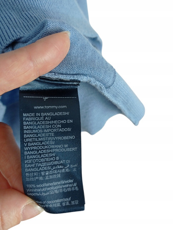 SWETER MĘSKI NIEBIESKI TOMMY HILFIGER ROZMIAR M