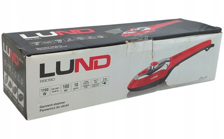 PAROWNICA DO UBRAŃ LUND 1100W 3w1 2 SZCZOTKI