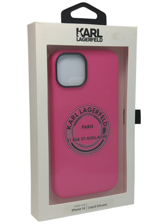 Plecki Case Etui Karl Lagerfeld do iPhone 14 Różowy