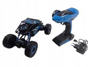 Samochód zdalnie sterowany Rock Crawler 4WD 1/18 Niebieski