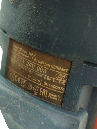 Młot udarowy BOSCH GBH 5-38D 1050W 5,9J SDS-max