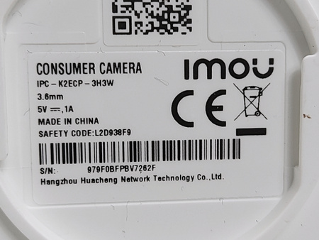 Kamera Imou IPC-K2ECP-3H3W 3MP PTZ WiFi 355°
