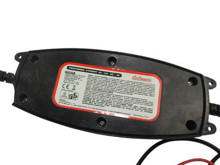 Prostownik Cyfrowy Carcommerce 6V-12V 2A - 4A 7 programów ładowania
