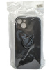 Etui Plecki do Apple Iphone 13 czarne Case z uchwytem na palec