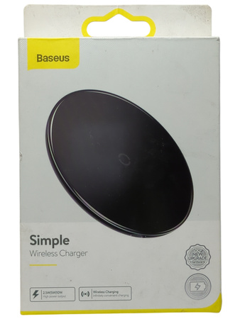 ŁADOWARKA BEZPRZEWODOWA INDUKCYJNA BASEUS SIMPLE Qi 10W CZARNY