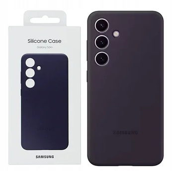 Oryginalne Etui Samsung Plecki Samsung Galaxy s24+ fioletowe Silicone Case