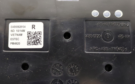 Głośniki EAB65828104 Telewizora LG 55QNED776RB