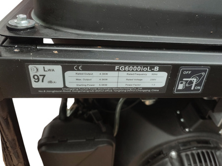 Agregat prądotwórczy Leelbox FG6000iol-B 22500Wh/5500W 230V